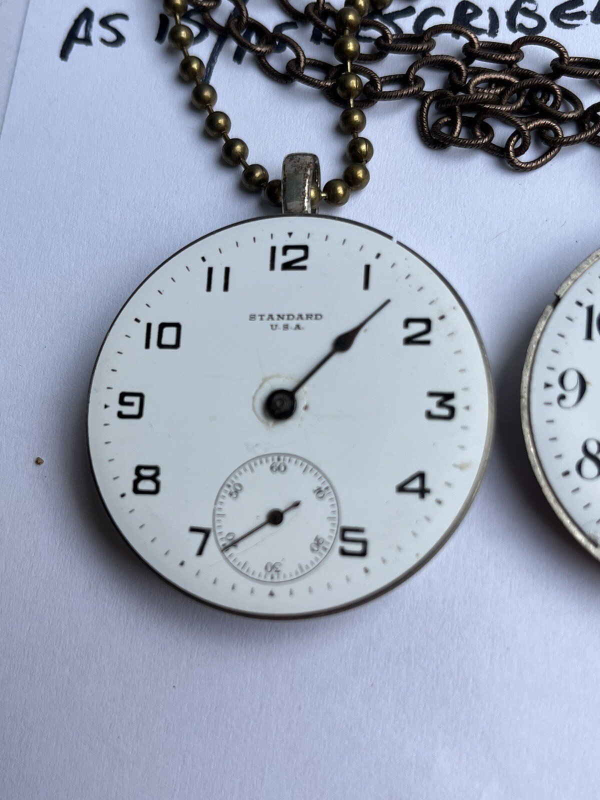 Pocket Watch Movement Lot Of 4 antique parts unusual pieces watches old