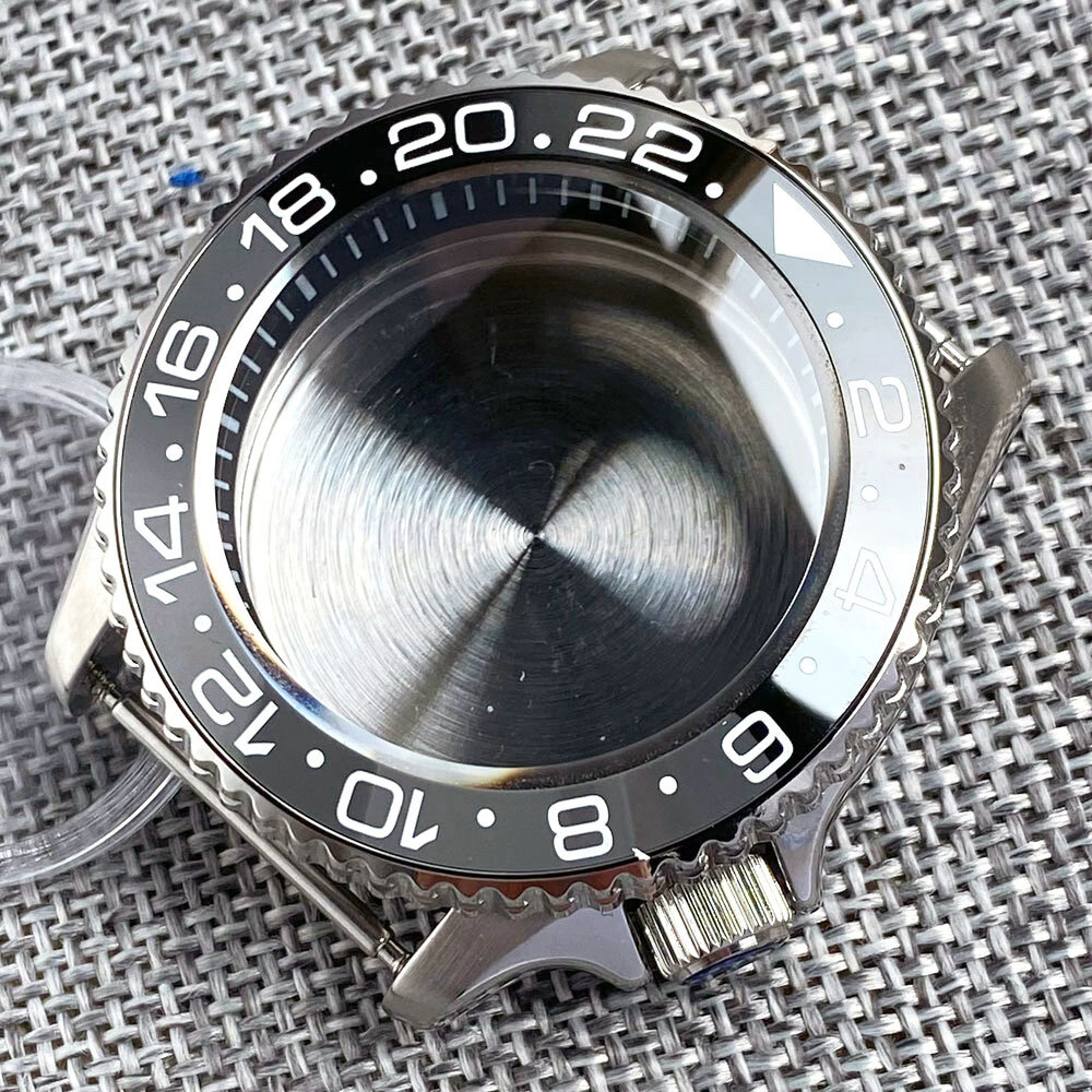 Domed Sapphire 200M Waterproof 41mm SKX Diver Watch Caase Steel for NH35 NH34 PT