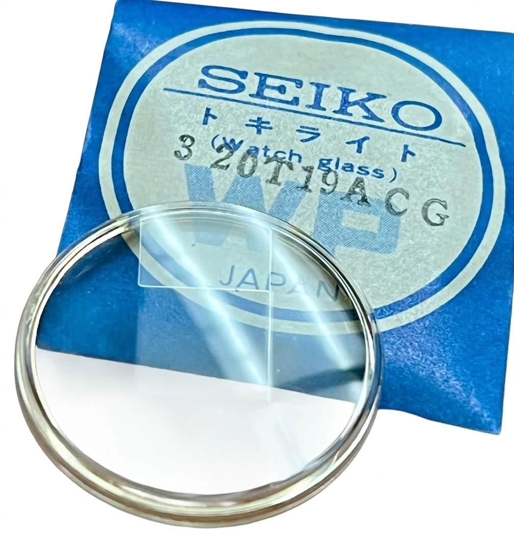 Seiko Watch Crystal 320T19ACG Faceted Gold Ring NOS Japan