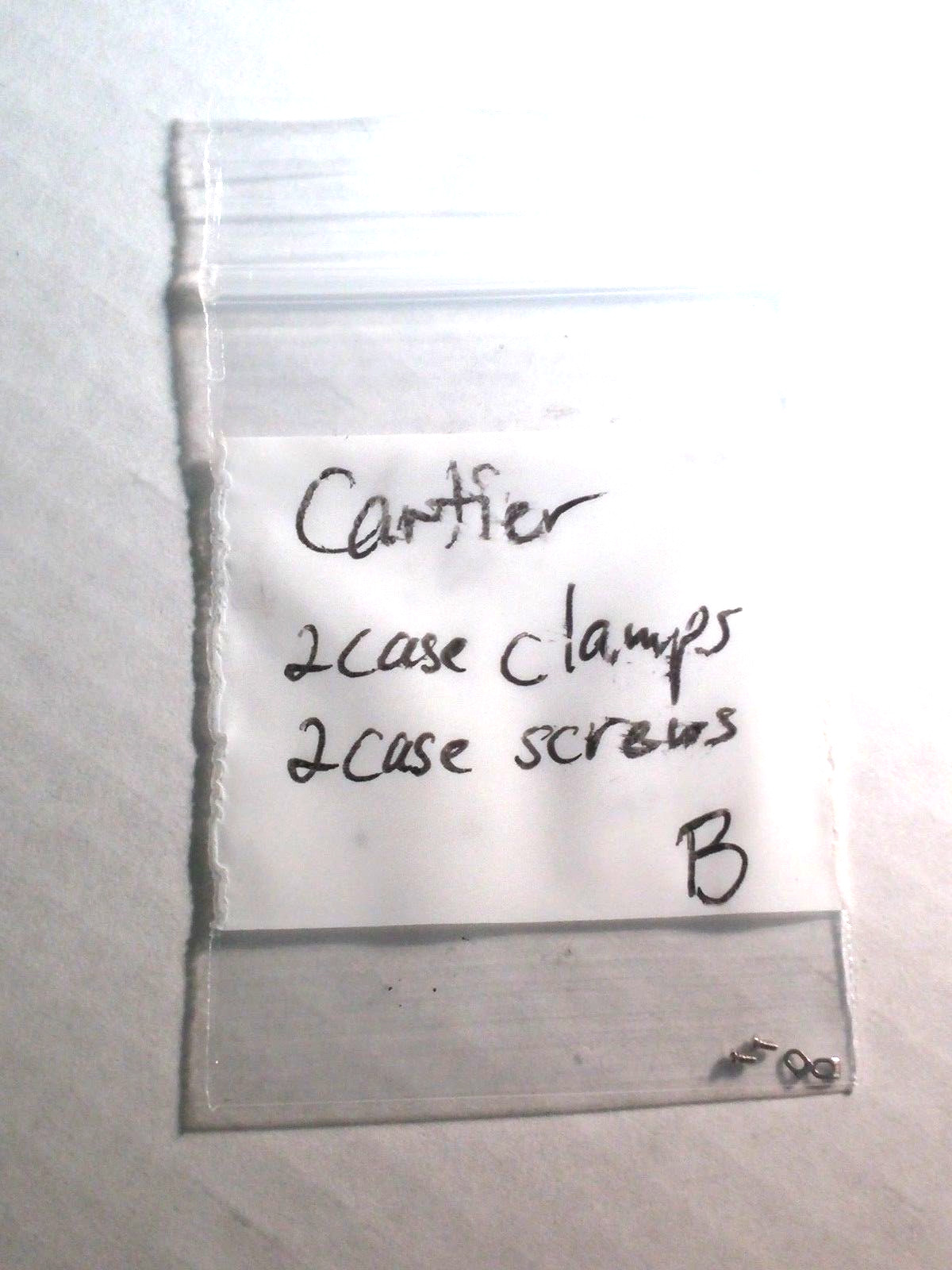 ETA 2892 2 Cartier. NEW 2 case clamps, 2 case screws