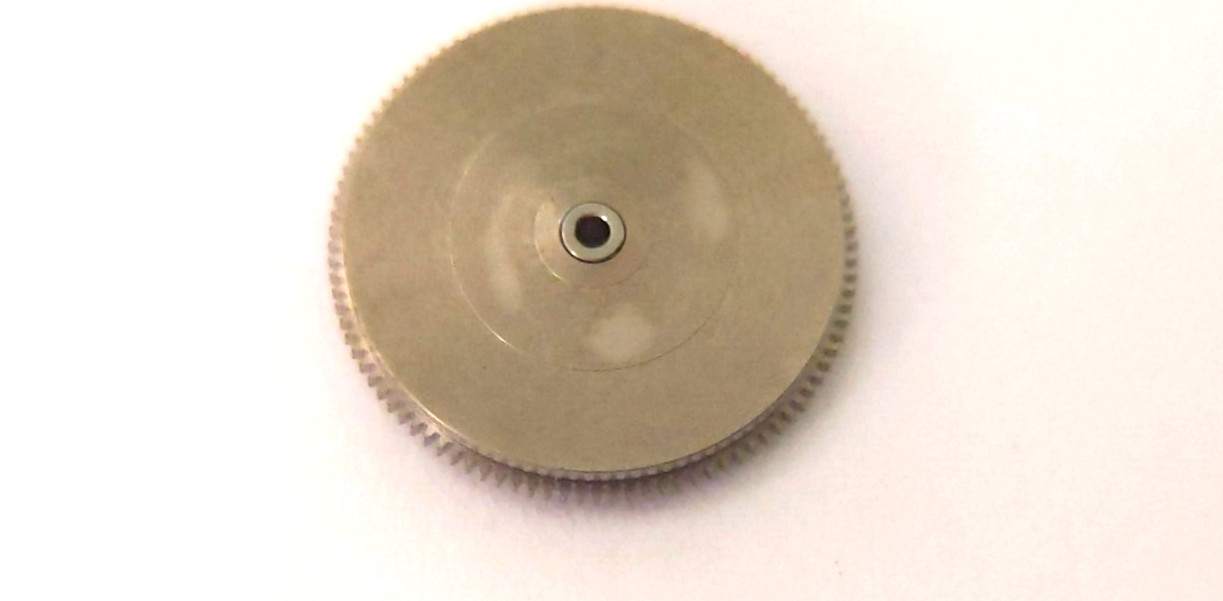 Cartier Barrel and Arbor 9.2mm diameter, arbor height 1.4mm, part 180. calibre u