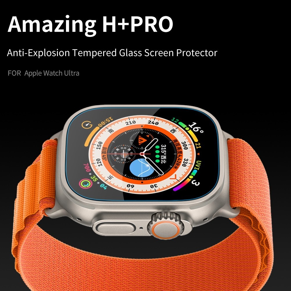 Para Apple Watch Ultra 49 mm NILLKIN H + Pro 0.2 mm 9H Película de vidrio