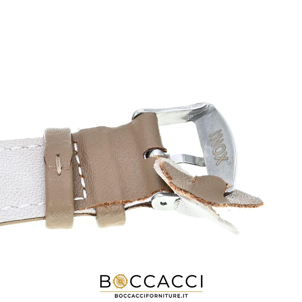 DILOY 20mm Beige Smooth Leather Unpadded Strap (NEW)