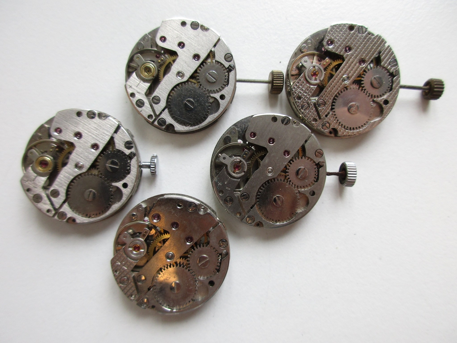 FE France Ebauche cal. 233-60 watch movements (5 pcs) – running