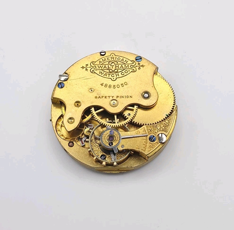 1891 Waltham Model 1882 Grade M 7J 0s Pocket Watch Movement For Repair