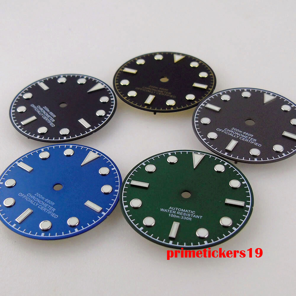 29mm Sterile Watch Dial Snowflake Hands Fit NH35 NH36 Miyota8215 ETA2824 PT5000