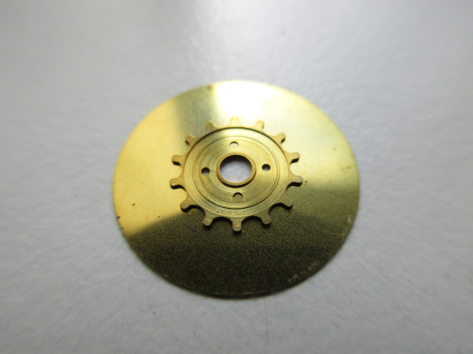 ETA cal. 2836 Italian English DAY disk white pos. at 3 Swiss watch movement part