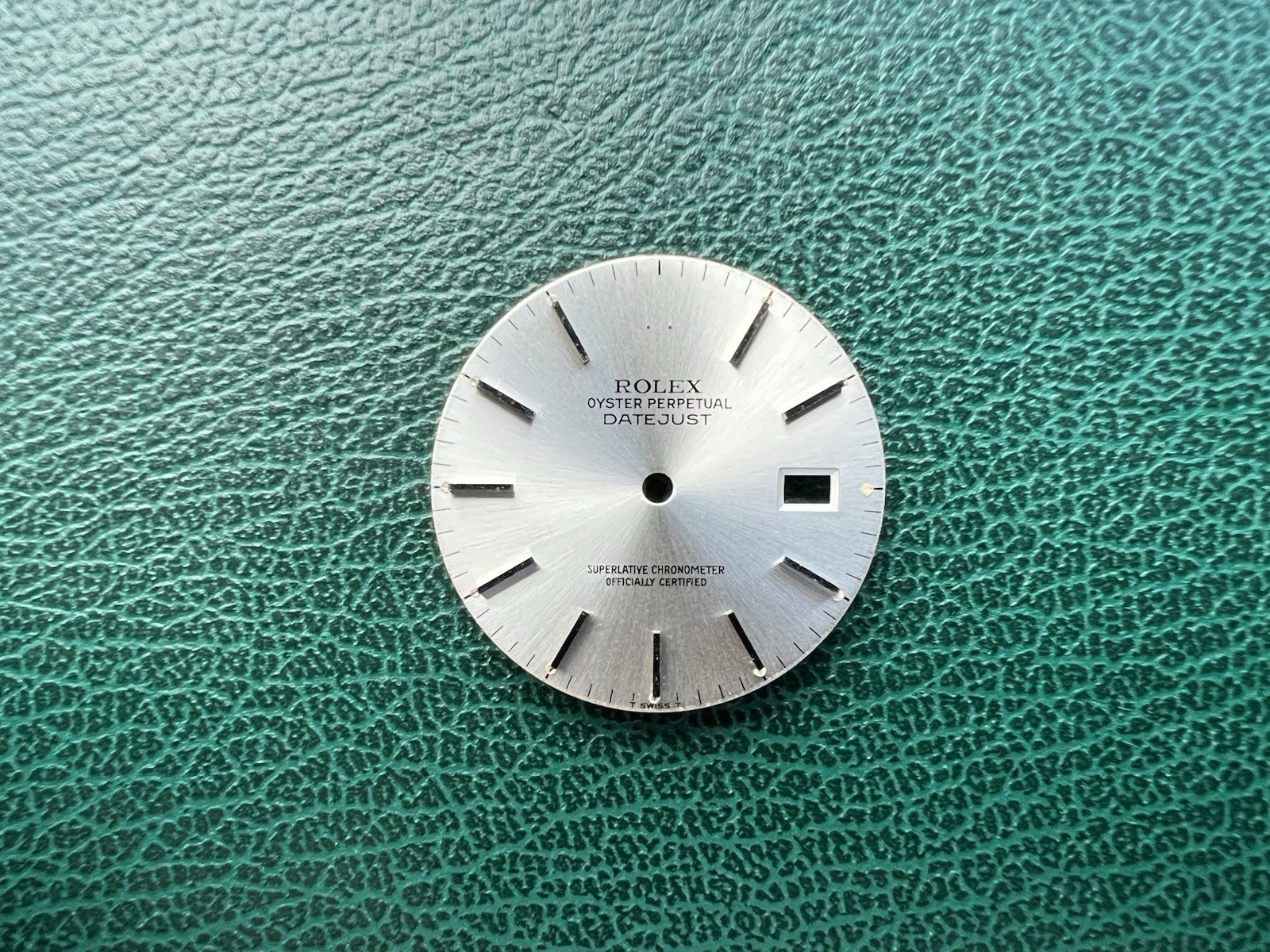 Genuine Rolex Datejust Silver Index Dial 36MM 16030 16014 16200 16234 OC#1515