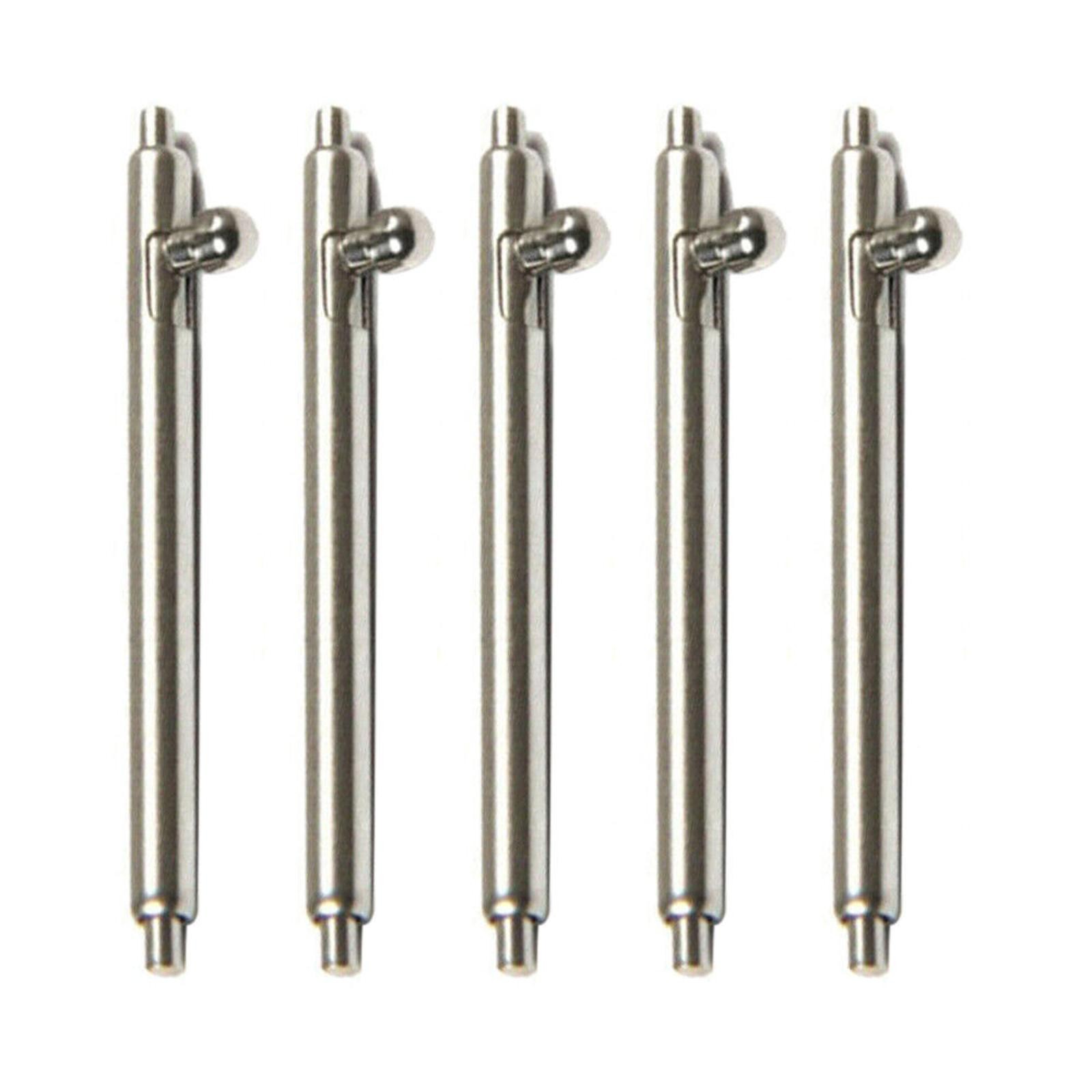50pcs 1.5/1.8mm Assorted Stainless Steel Quick Release Watch Spring Bars Kits