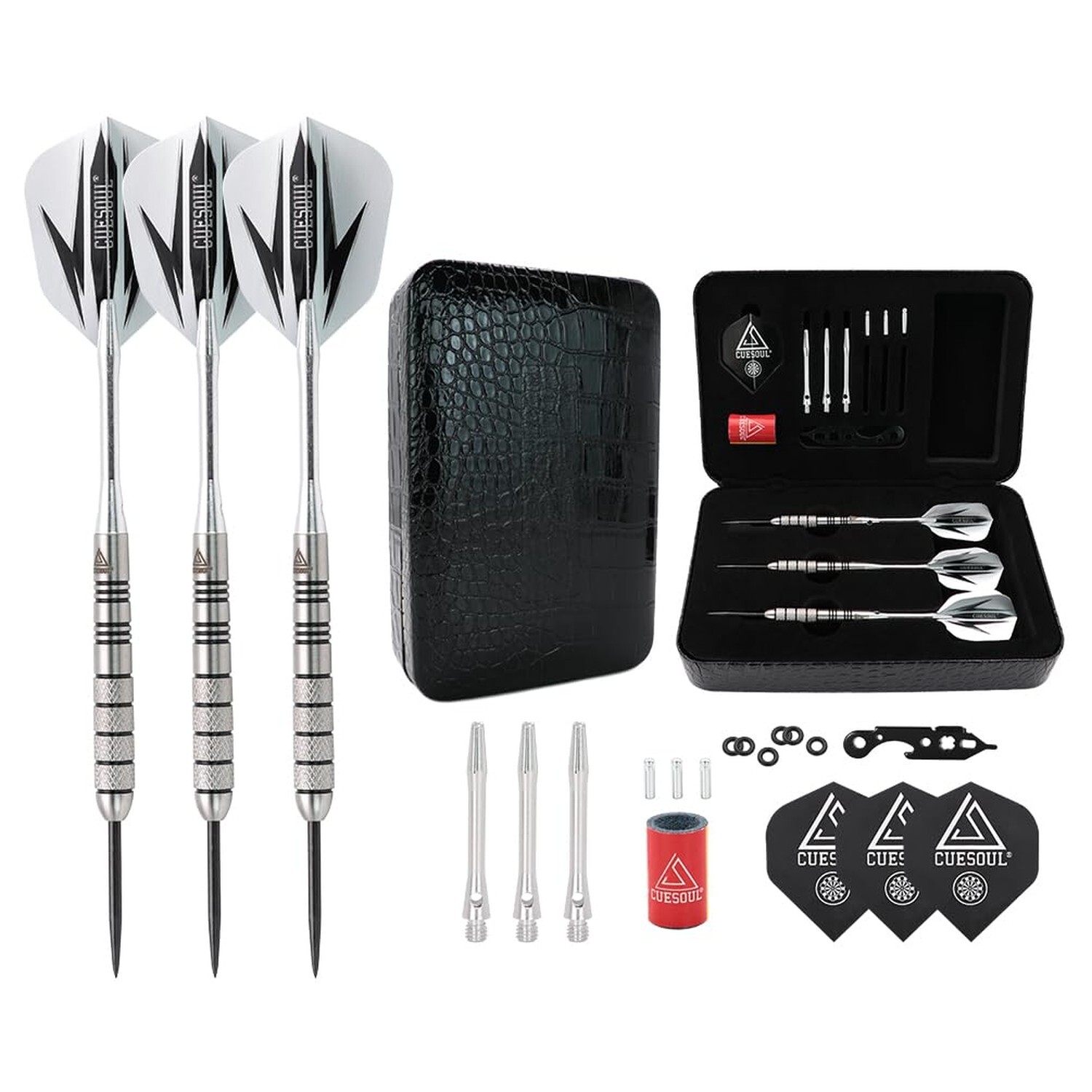CUESOUL Professional Tungsten Steel Tip Darts-30g/28g/26g/25g/24g/22g 26g