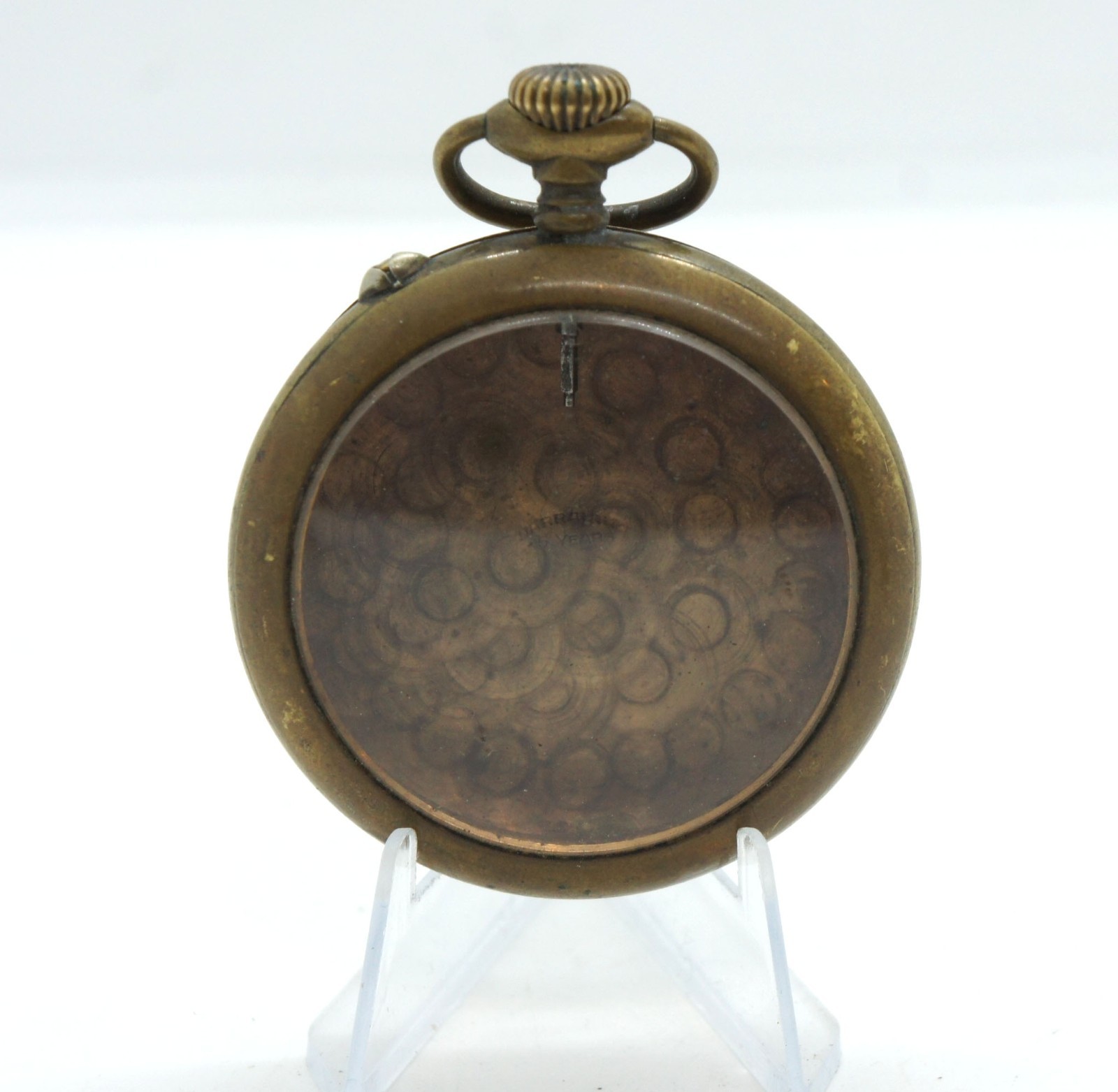 VINTAGE OPEN FACE SWISS MADE PIN-SET POCKET WATCH CASE 51 mm ROSKOPF SYSTEM