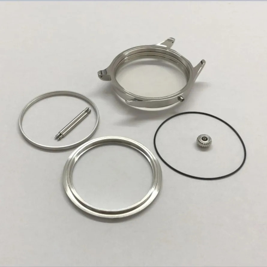 44mm pilot 316L stainless steel case for ETA6497/6498 ST3600 ST3621 movement