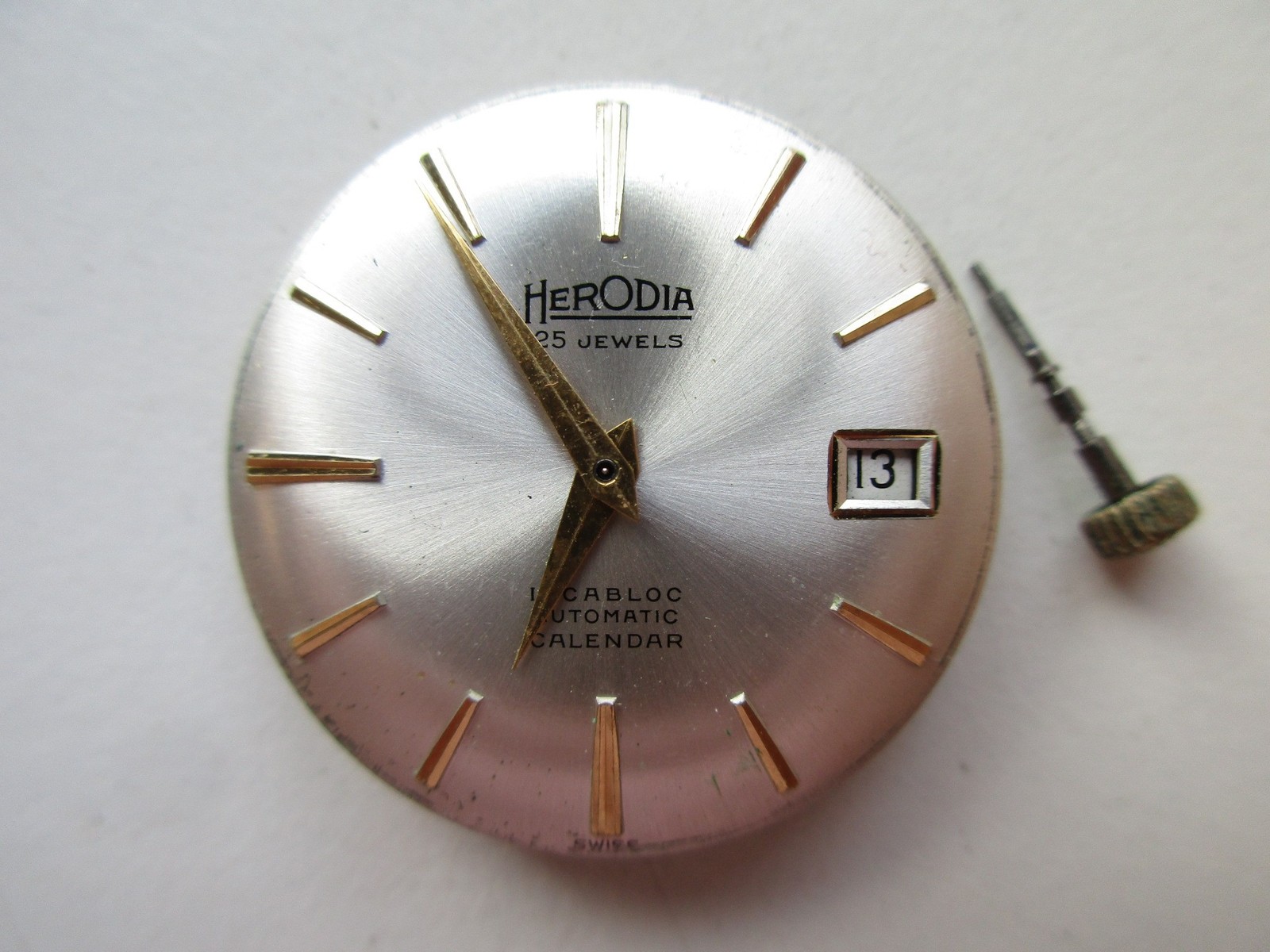 AS A. Schild cal. 1700/01 Swiss automatic watch movement *gold color* – running