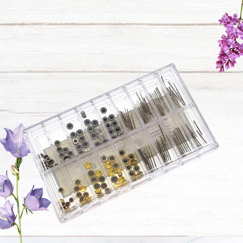 170Pcs Watch Spring Bar Repair Kit with Assorted Colors and Watch Tubes