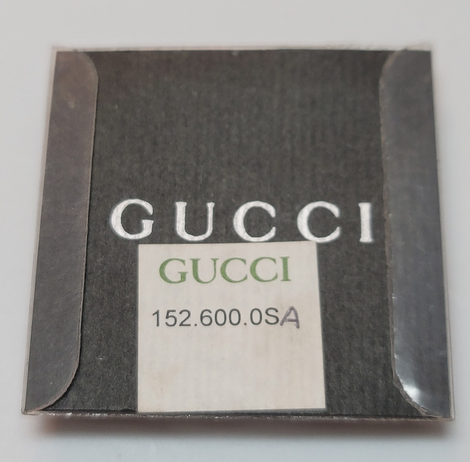 SB4-G7: Brand New Genuine GUCCI 600J Case Back – Silver Tone – Stainless Steel