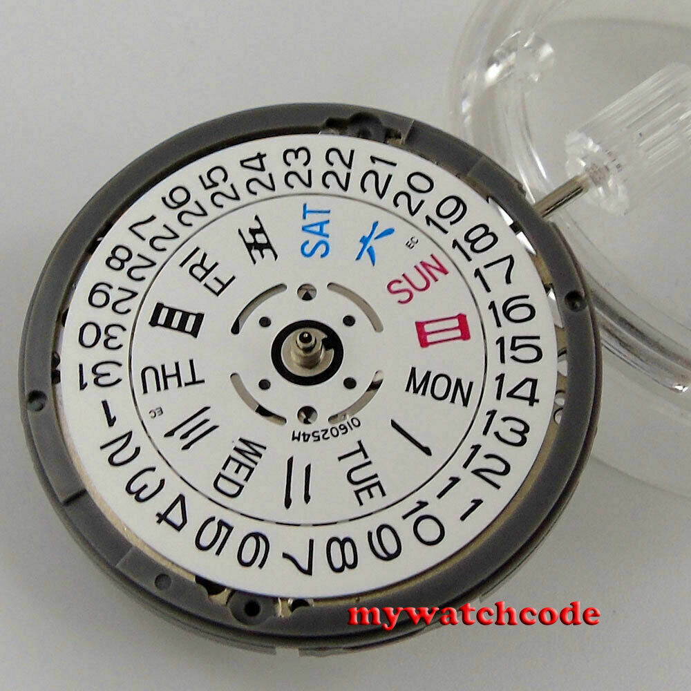 24 jewels Japan NH36A white automatic mechanical movement 3 & 3.8 o’clock crown