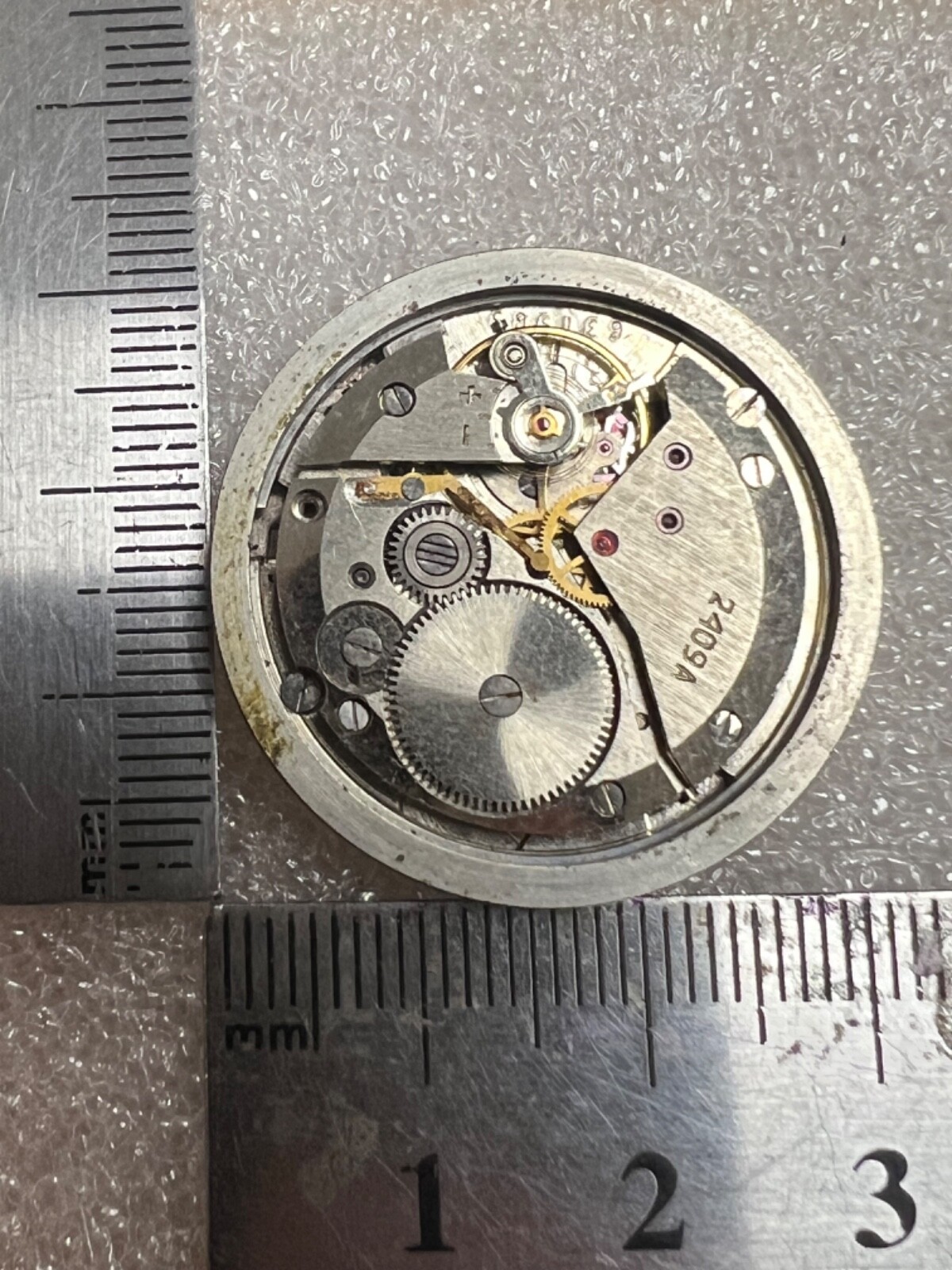 Watch movement USSR Vostok Cal.2409A plus Dial.For parts.