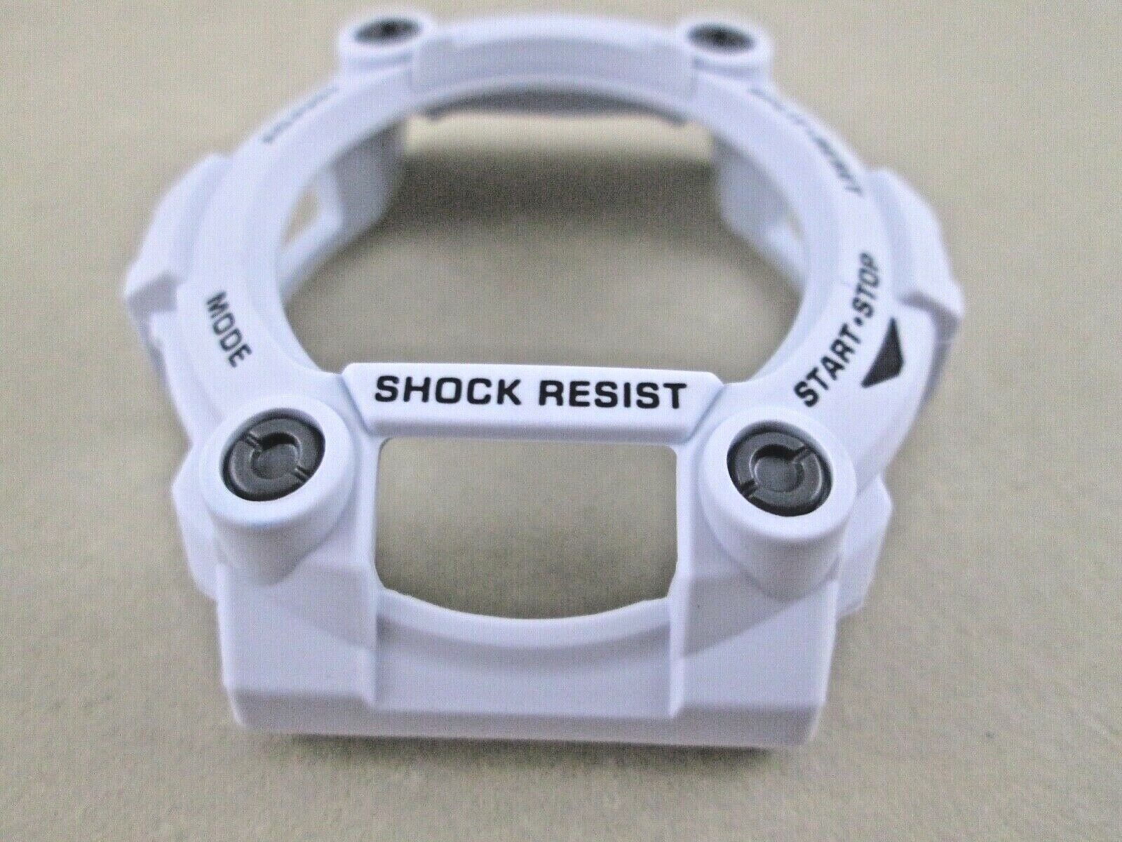 Casio G-Shock G-7900A white resin watch bezel & 4 grey plastic decorative screws