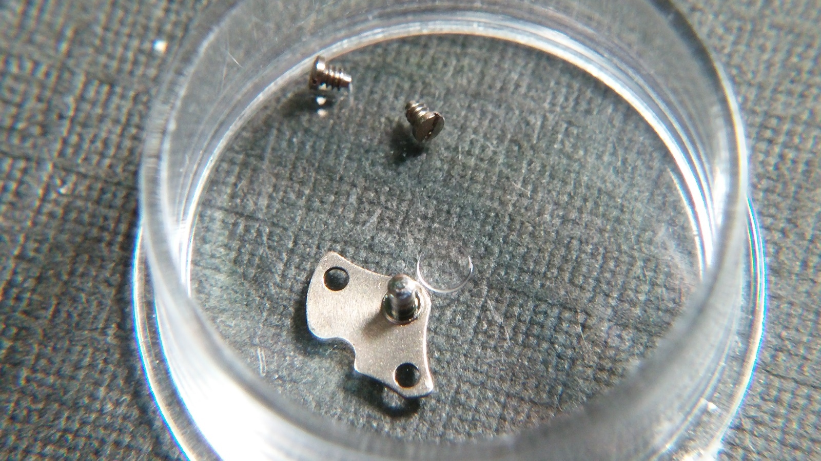 Longines cal 505 1496, 506 automatic axle with 2 screws, for watch repair
