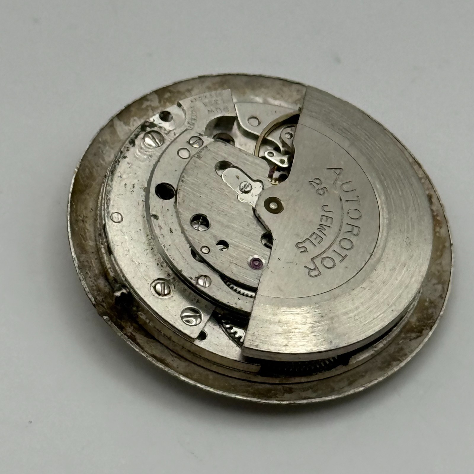 PUW 1361 Watch Movement Countess 25 Jewels Incabloc German Automatic Parts 30mm