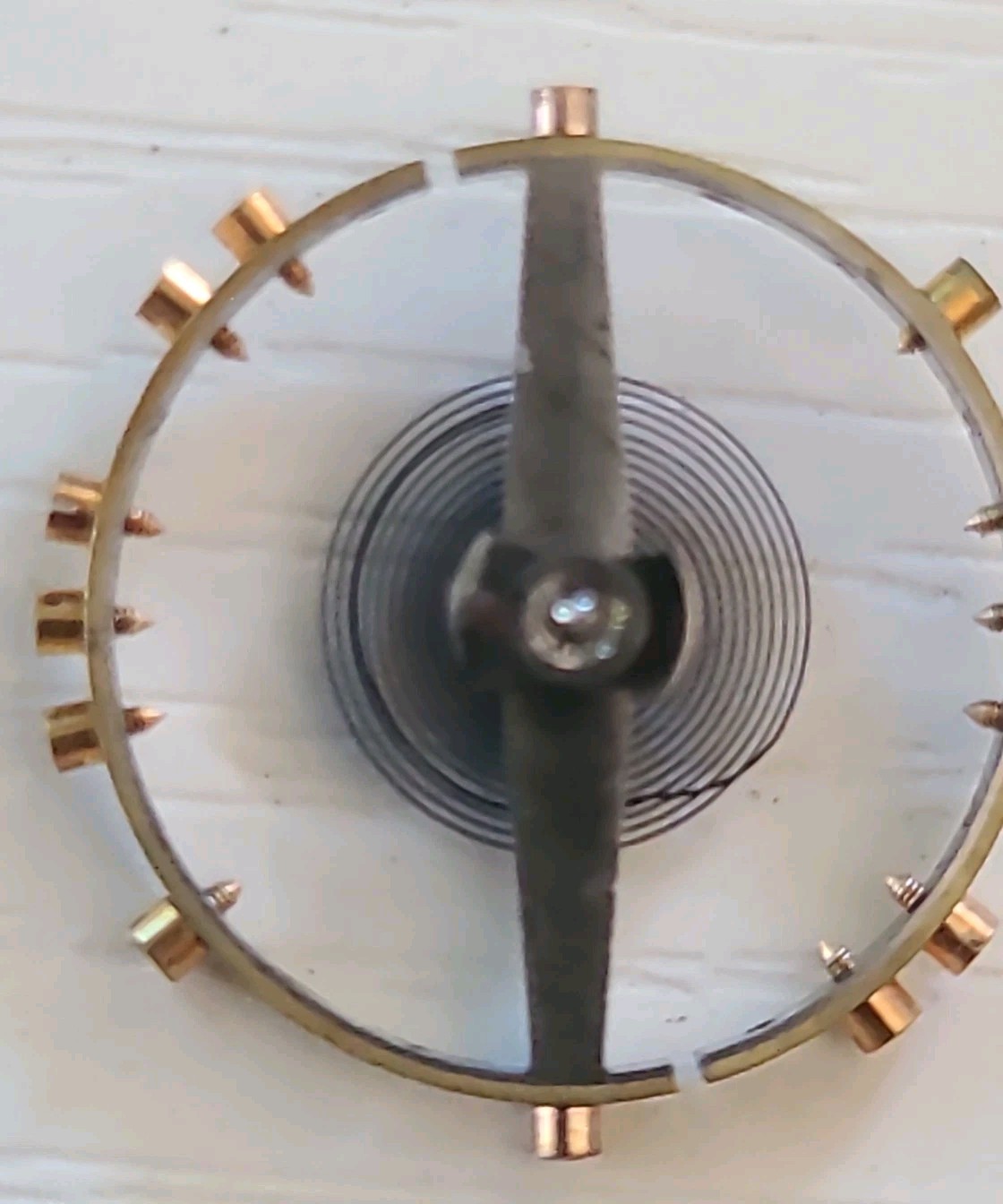 Bulova Watch Movement Balance Wheel Assembly