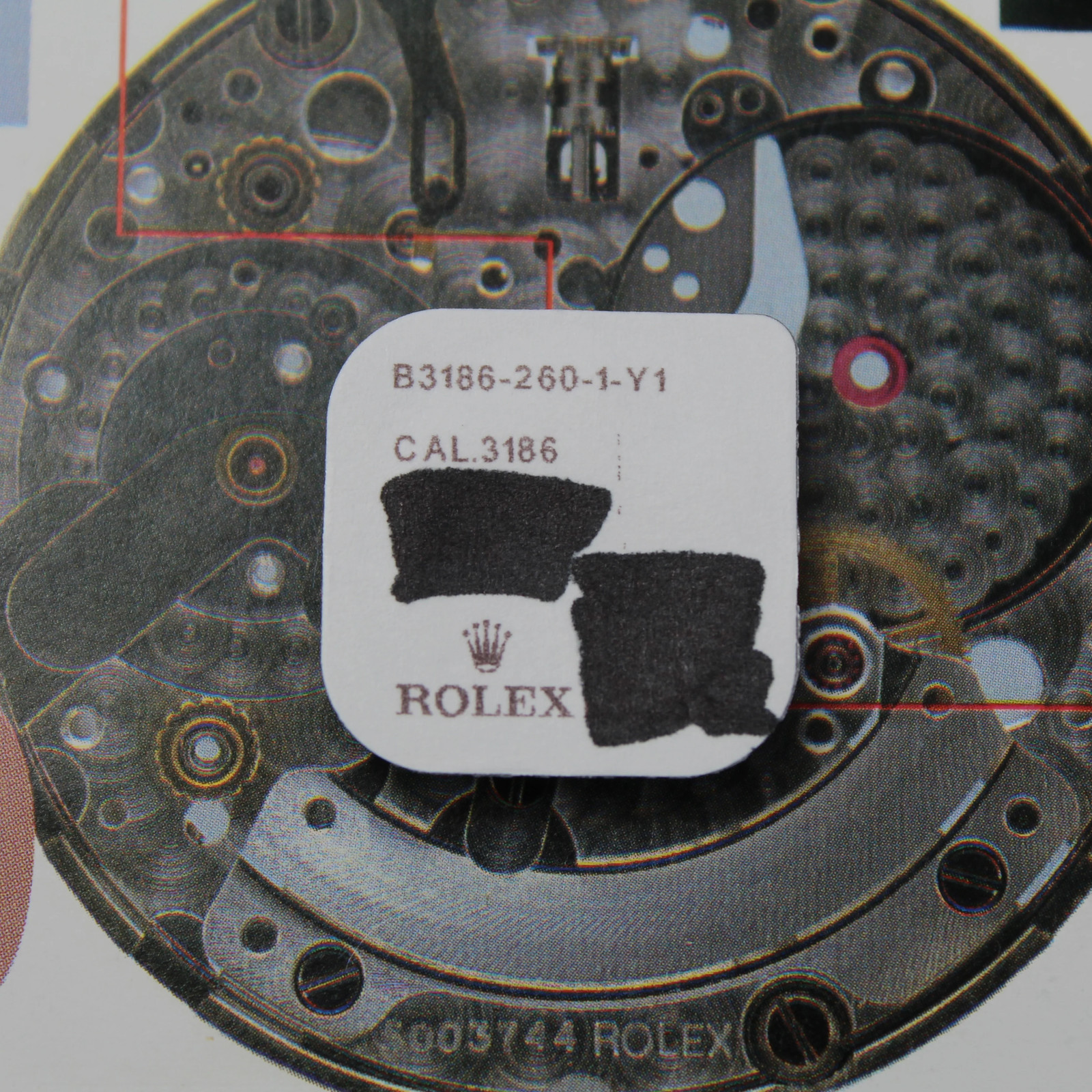 NEW Rolex 3186-260 24 Hour Minutry Wheel New In Blister