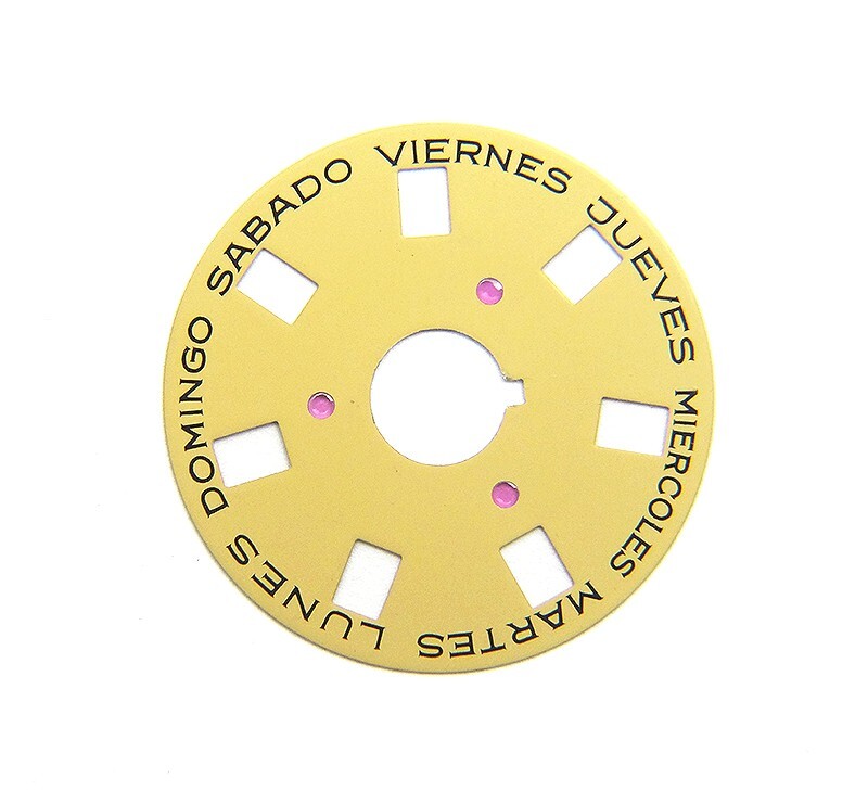 Genuine Rolex 1555 1556 Caliber Spanish Beige Watch Day Date Disc 1803 1802 1807