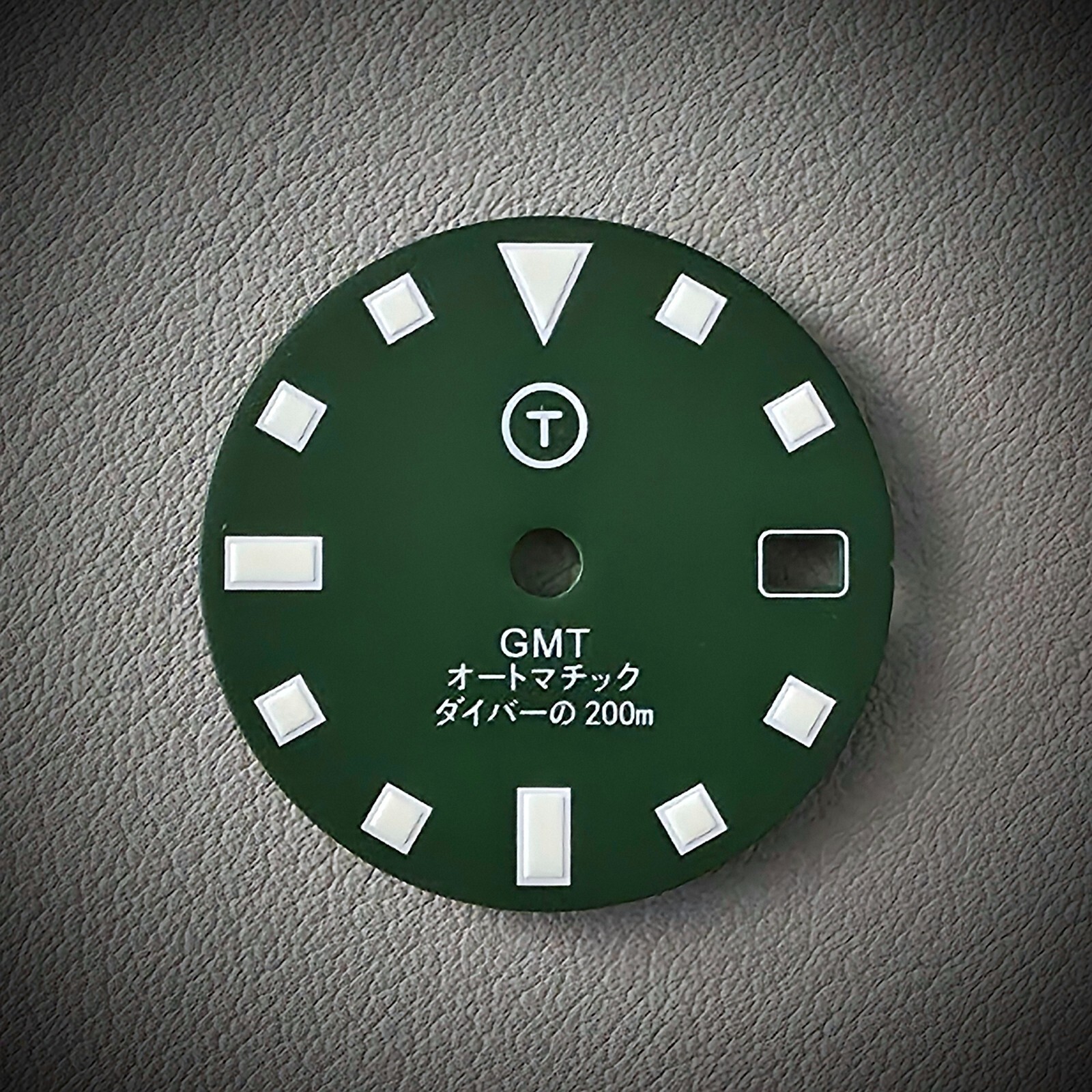 TLDC0631GMT Army Green C3 / Seiko Mod PLGS GMT Dial NH34 4R34 SSK 28.5 28.5mm