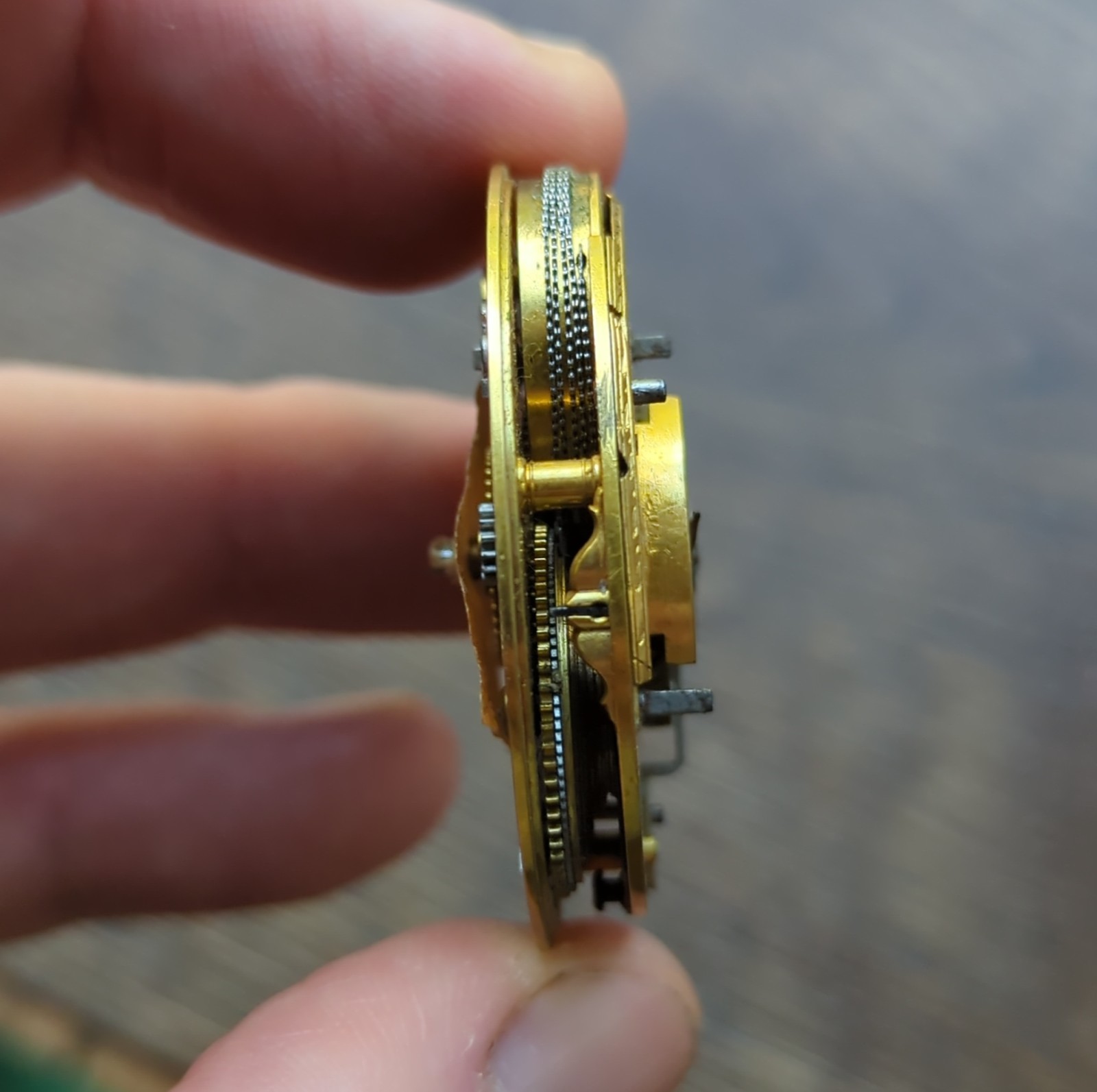Brockbanks London Fusee Pocket Watch Movement for Repair (AT50)