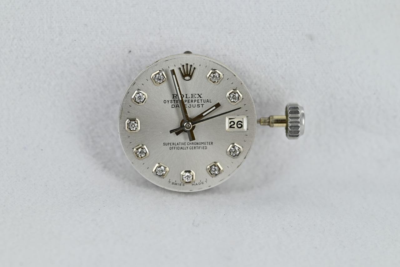 Complete Rolex Wristwatch Movement Calibre 1161 & Dial – Running