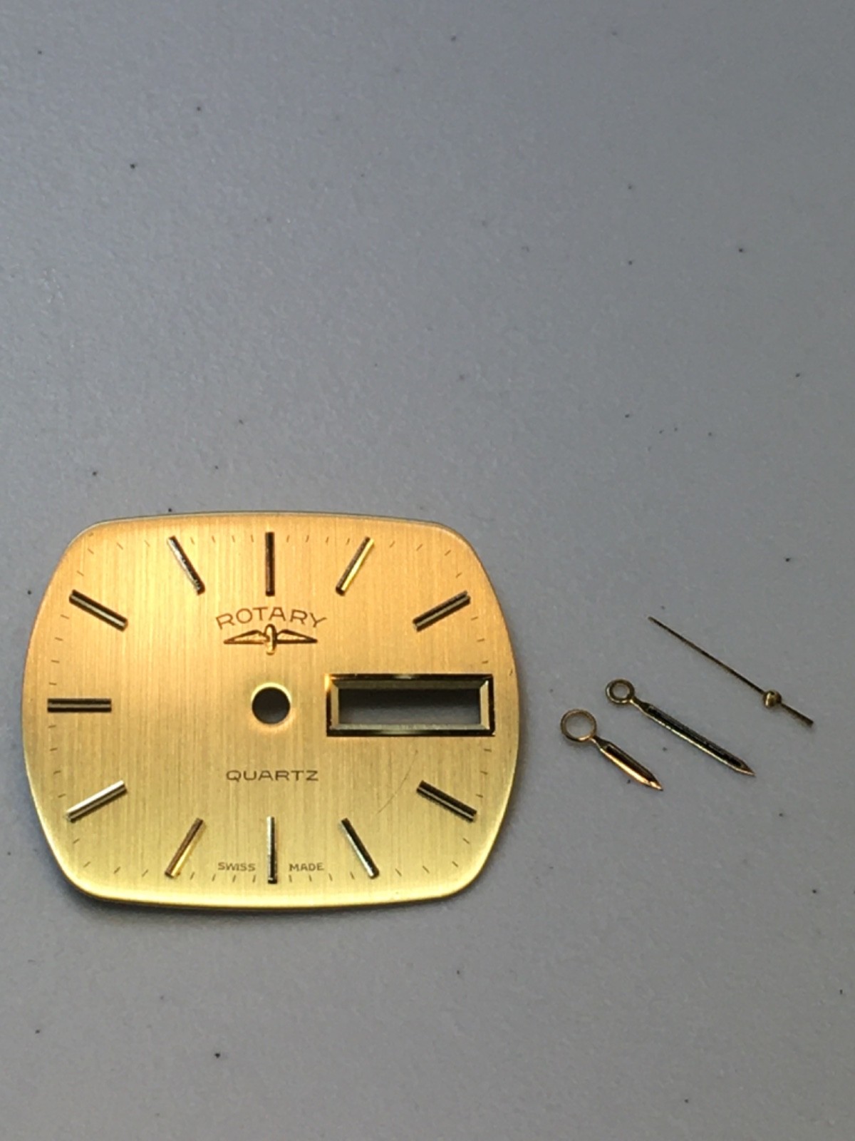 Rotary Vintage Wrist Watch Champagne Dial & Hands New Old Stock Ref Q761