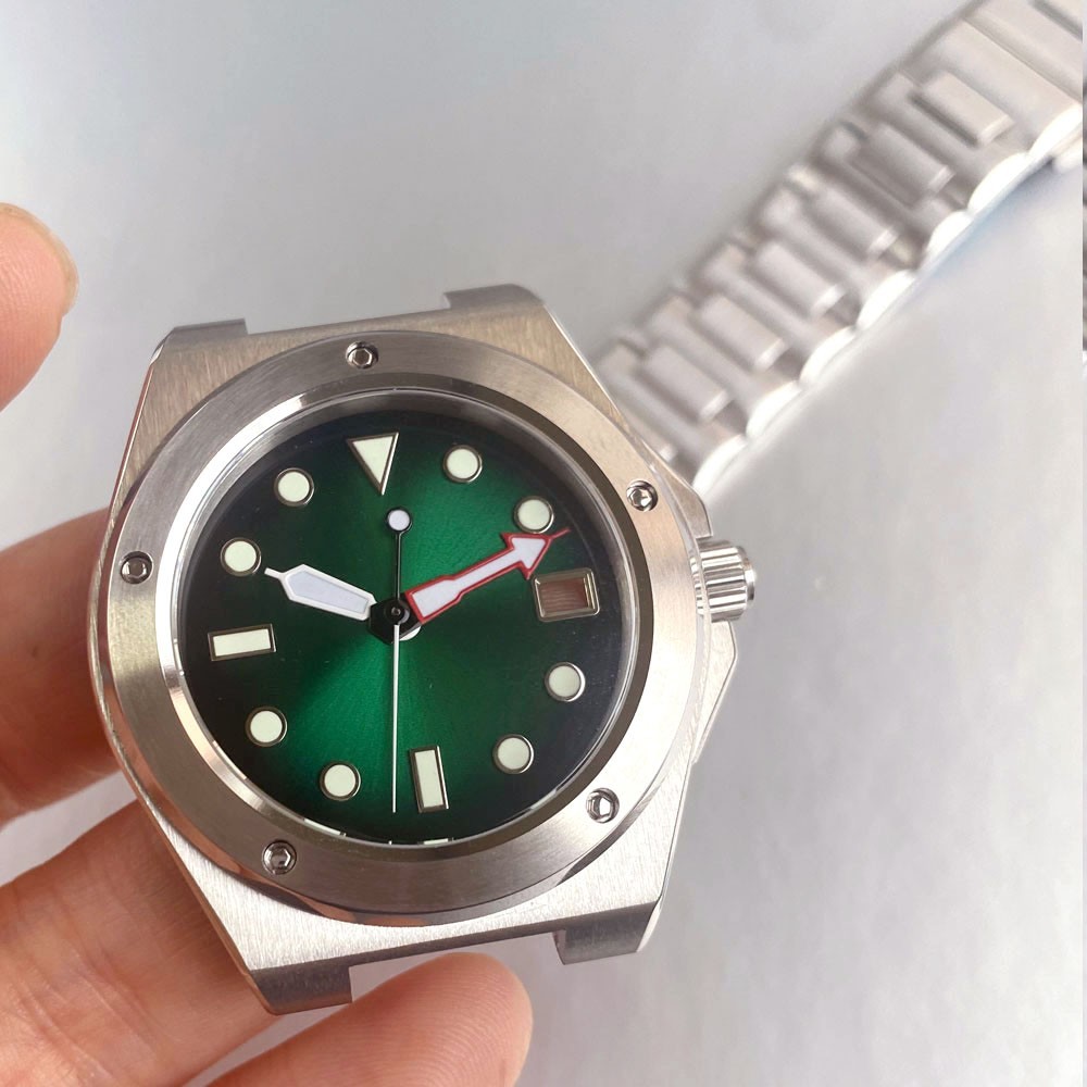 20ATM Diver Engineer Watch Case Sapphire Glass 29mm Date Dial For NH35 ETA2824
