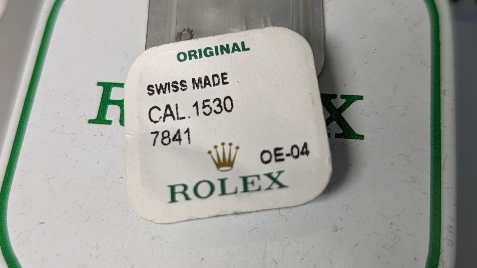 Genuine Rolex 1530 7841 Escape Wheel NEW/SEALED for watch repair