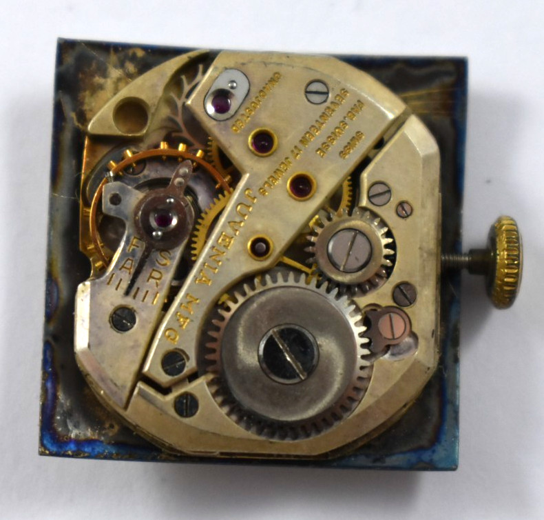 Vintage Juvenia Hand Wind Mechanic 17J Wrist Watch Movement lot.wi