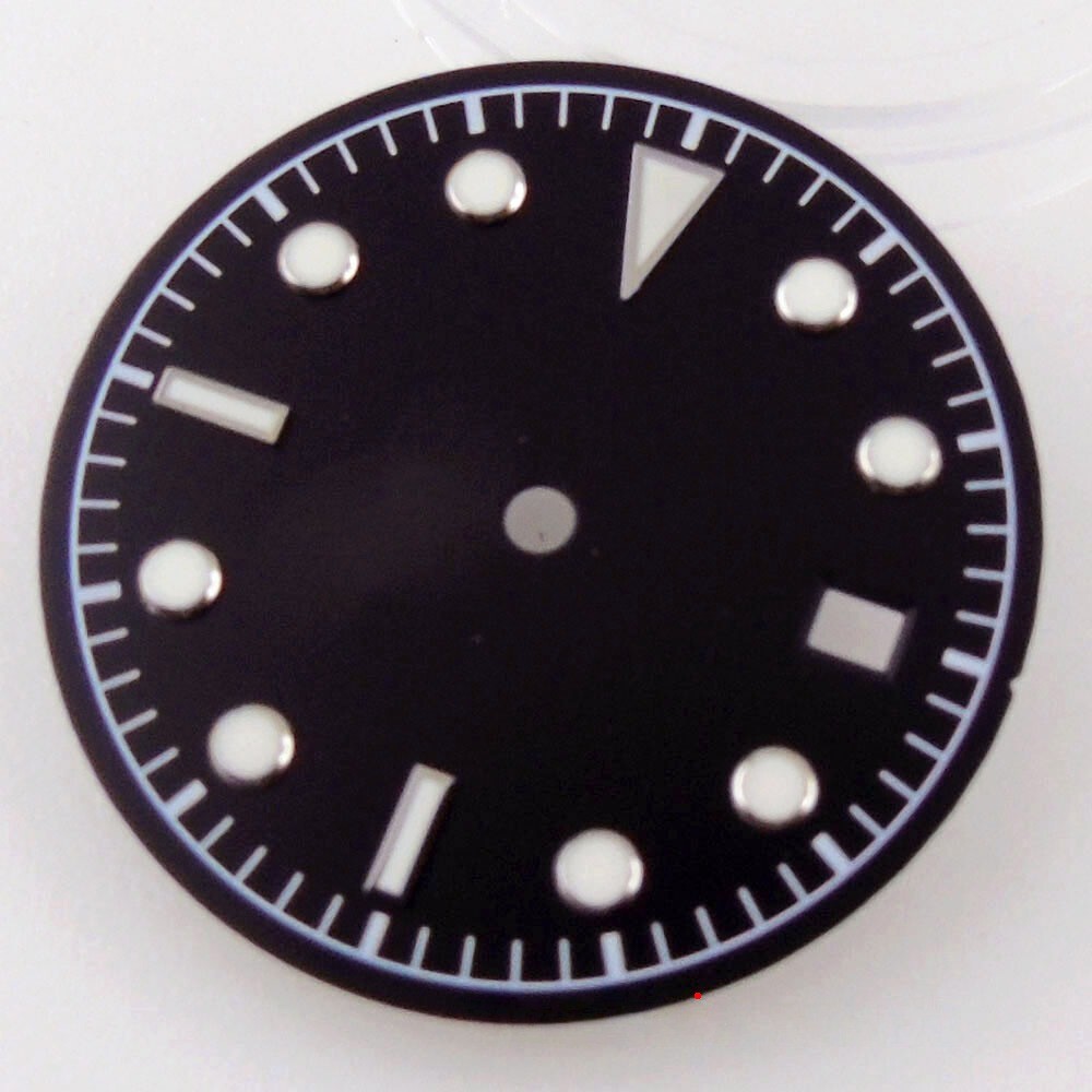 30.5mm Black Blue Green Watch Dial Fits NH35 NH36 MIYOTA 8215 821A 8205 Movement