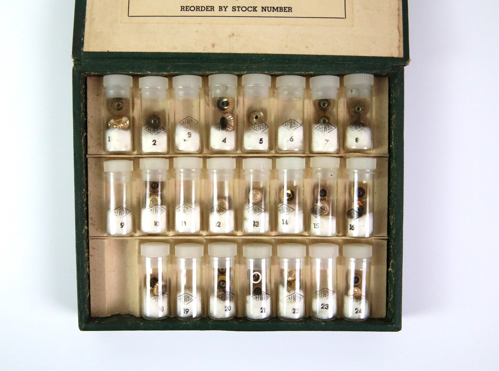 Newall Assortment #340 Gold Antique Pocket Watch Crowns (Pick A Size)