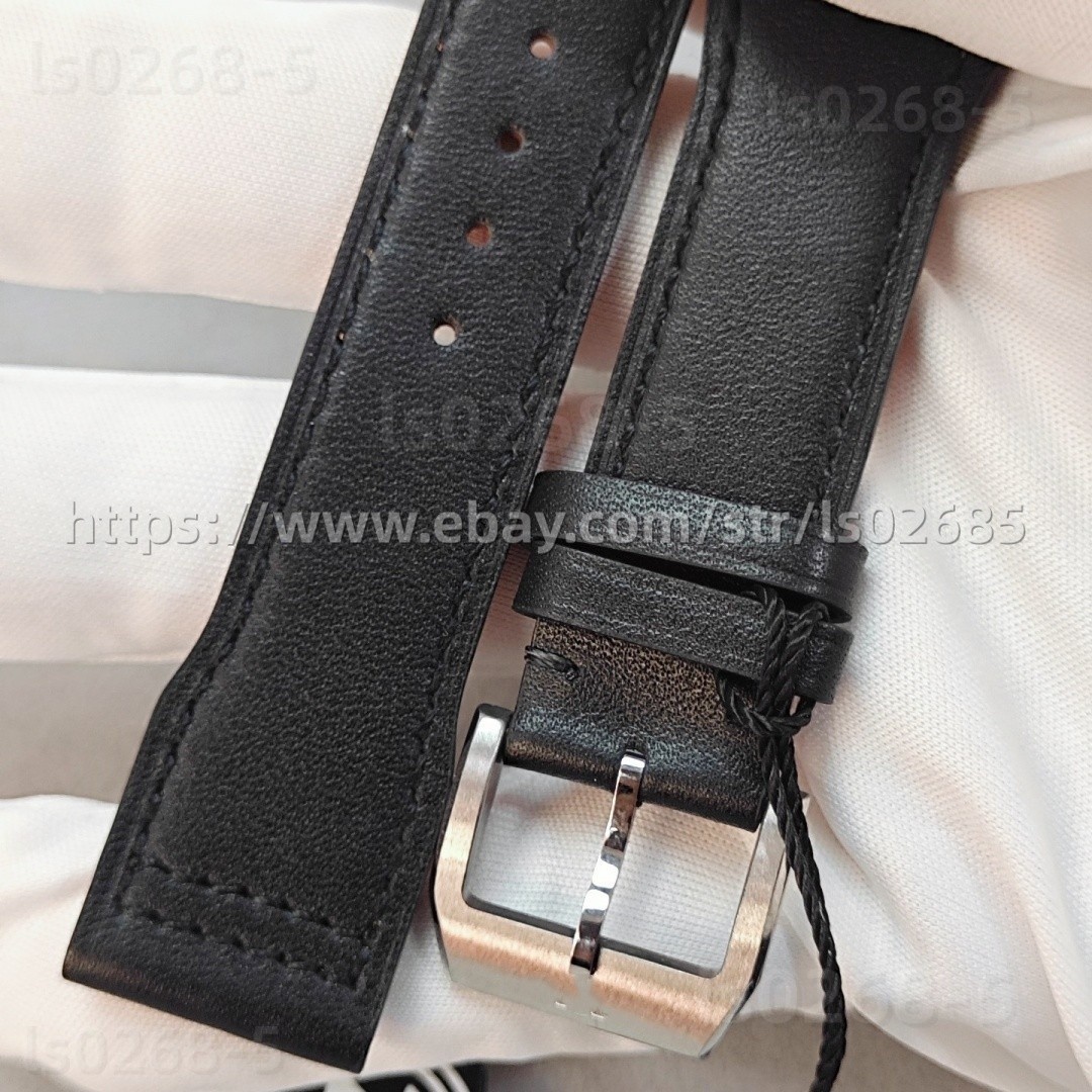 DIY 43mm stainless steel kit with dial, strap, and hands suitable for 7750