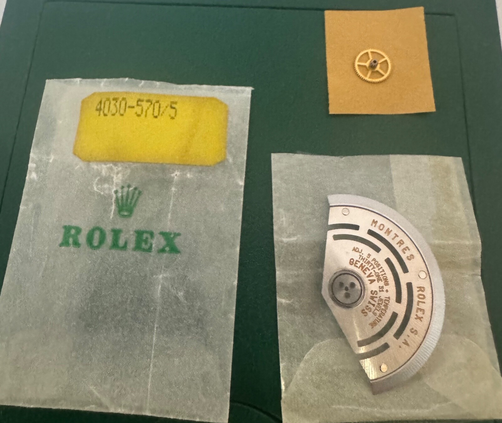 Rolex Automatic Oscillating Weight For Caliber 4030 Chronograph