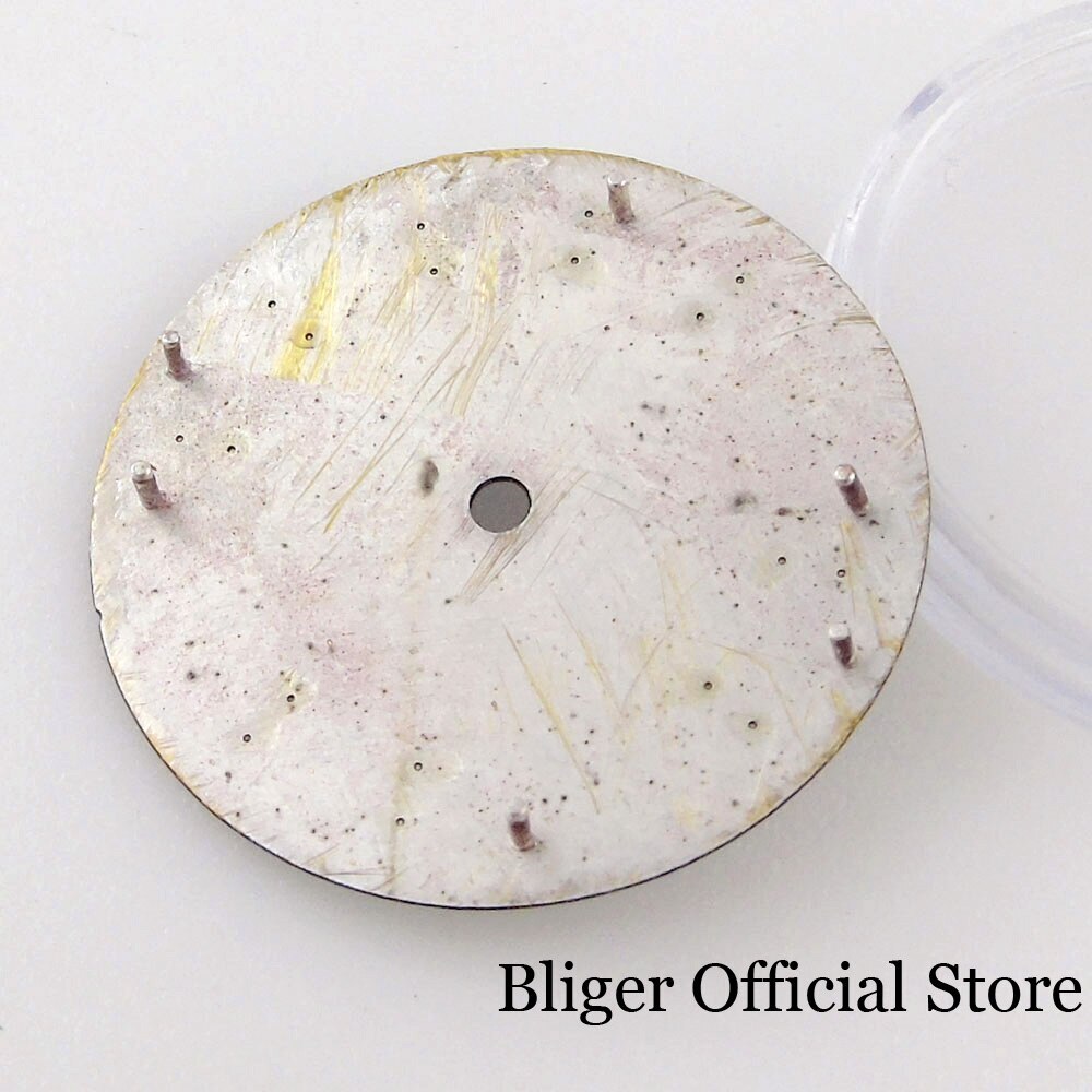 29MM Silver Red Black Watch Dial Face fit NH35A NH36A PT5000 MIYOTA ETA2824 Part