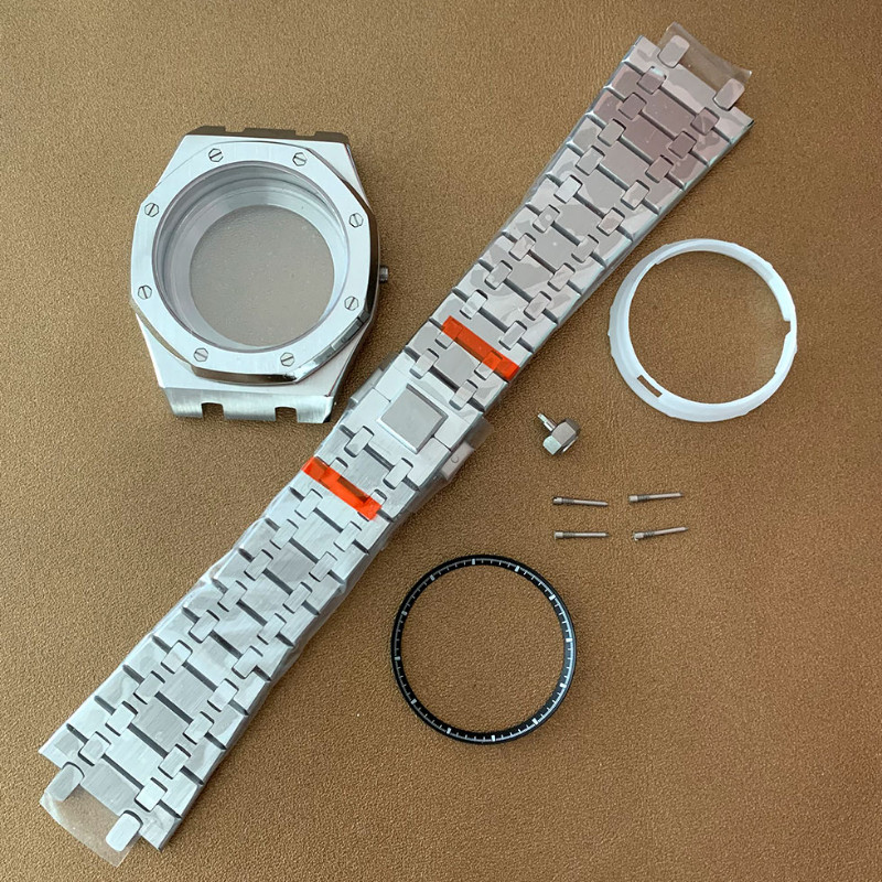 AP Waterproof Mechanical Watch Case Strap Set for NH35/NH36/4R35/4R36 Movement