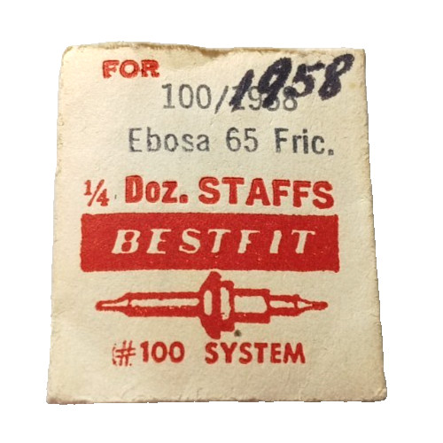 Ebosa 65 65N 68 681 651 652 Balance Staff Friction watch part #100/1958
