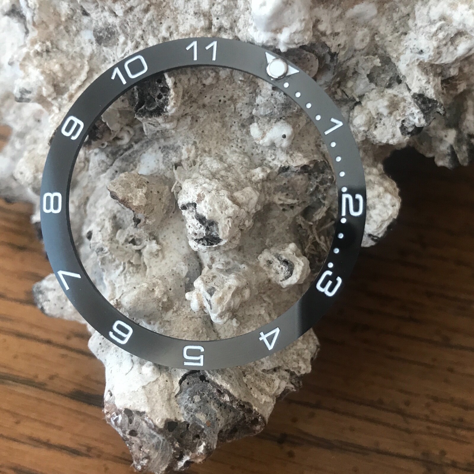 Ceramic Black Dual Time Bezel Insert for Seiko Turtle SRP ~ US Seller+Ships Fast