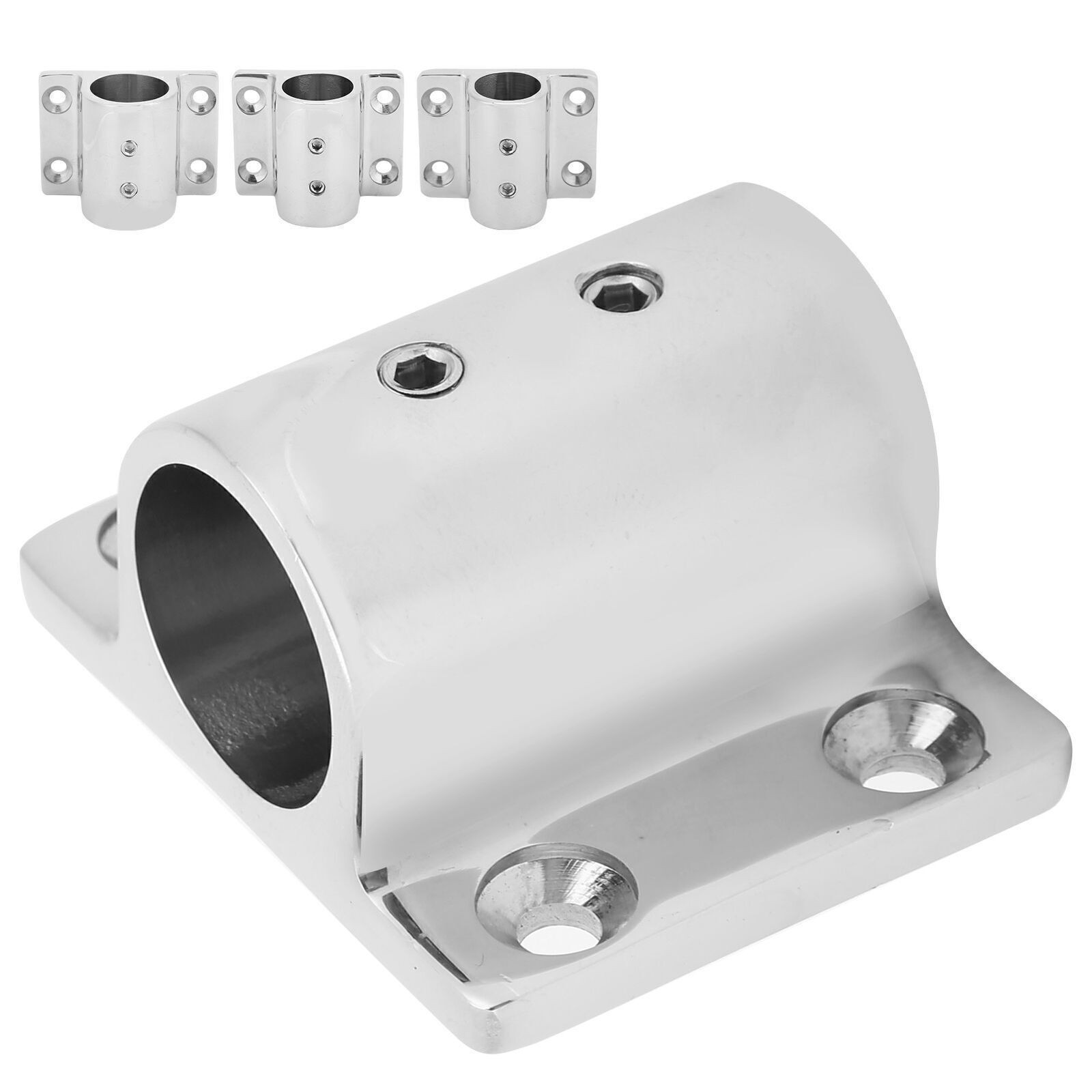 Marine Pipe Rectangular Base Stainless Steel Boat Tube Square Base Boat Hardware