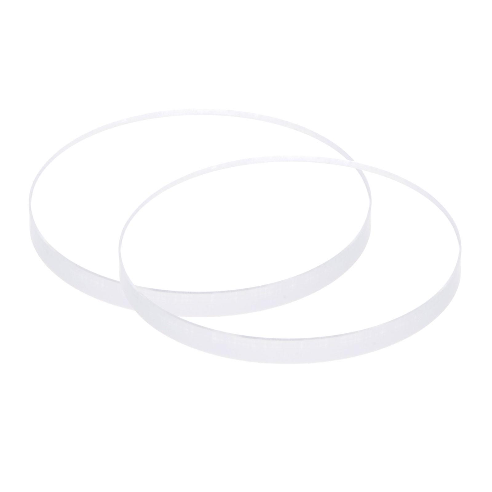 2pcs 27.5mmx3mm High Transmittance Watch Crystal Lens Glass Round Flat Mineral