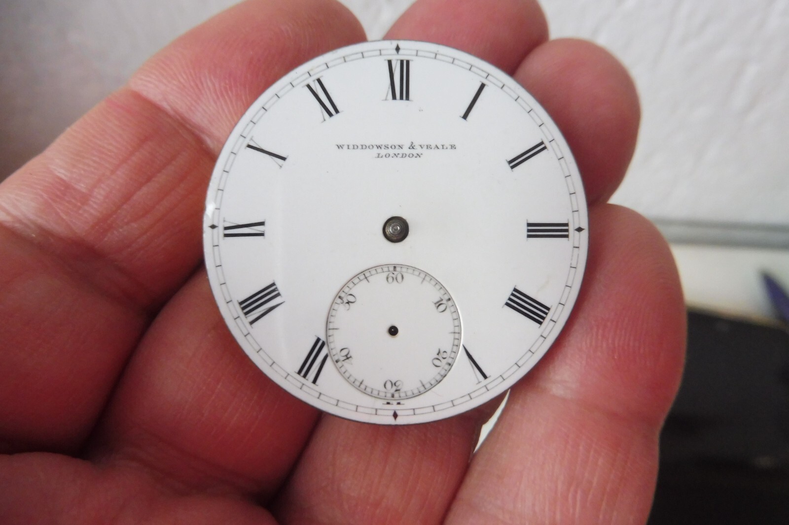 Pocket Watch, Watch Mechanism for Widdowson & Verale London