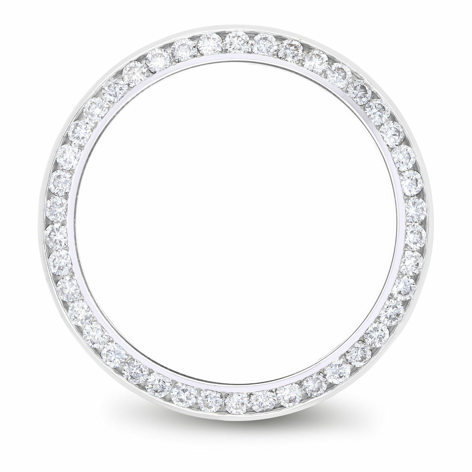 1CT CHANNEL NATURAL DIAMOND BEZEL 18KW 26MM FOR ROLEX 26MM DATEJUST PRESIDENT