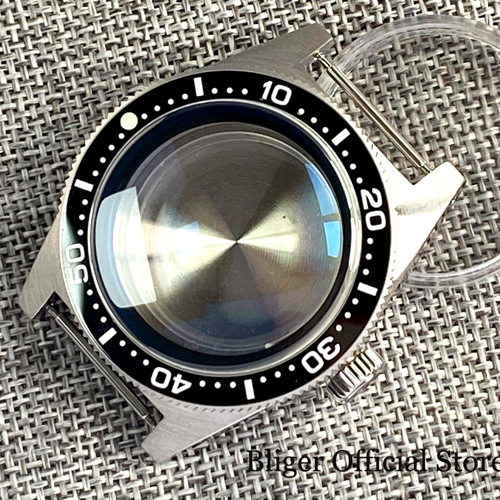 62MAS Case Fit NH35 PT5000 Automatic Dive Watch Case 300M Waterproof Sapphire