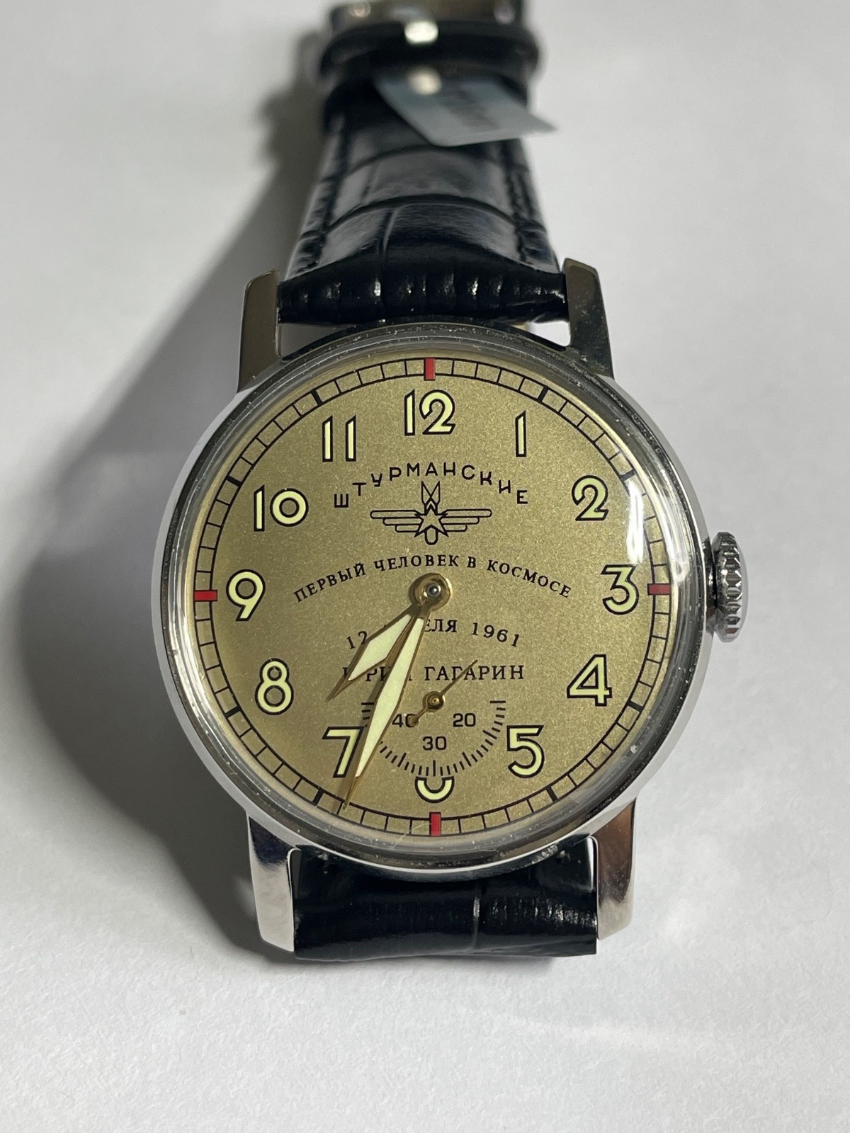 POBEDA SHTURMANSKIE 4kv 56 years MAN WRISTWATCH CH2Z 15 JEWELS mechanism USSR