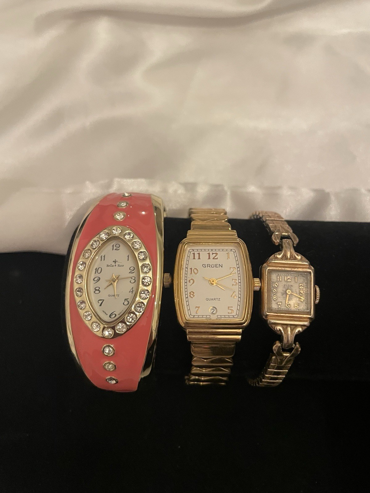 VTG WATCH LOT FOR LADIES None Working PARTS & REPAIR Elgin Caravelle Benrus MORE