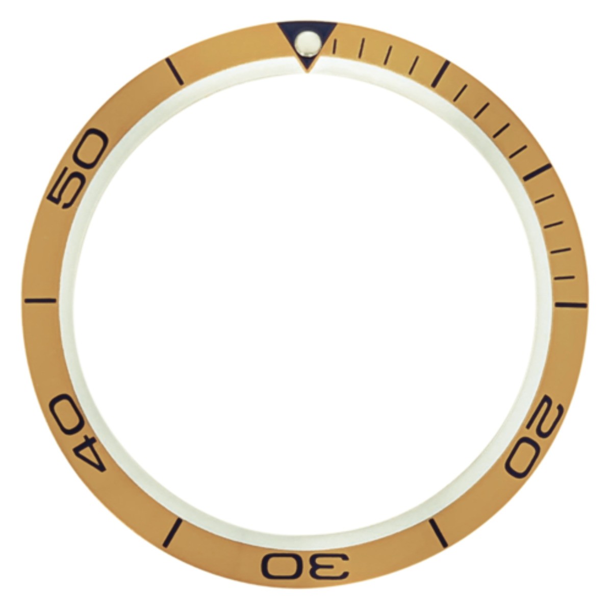 BEZEL INSERT FOR 44MM CASIO 200M MDV106, 106A WATCH DIVER ANALOG SPORTS ORANGE